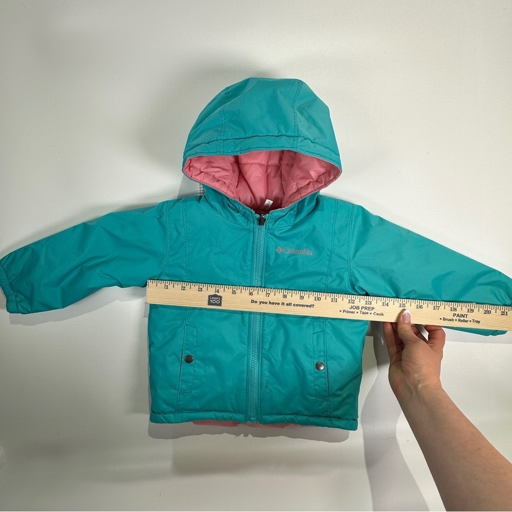 Columbia toddler winter jacket insulated reversible hooded 18–24M - Picture 13 of 13